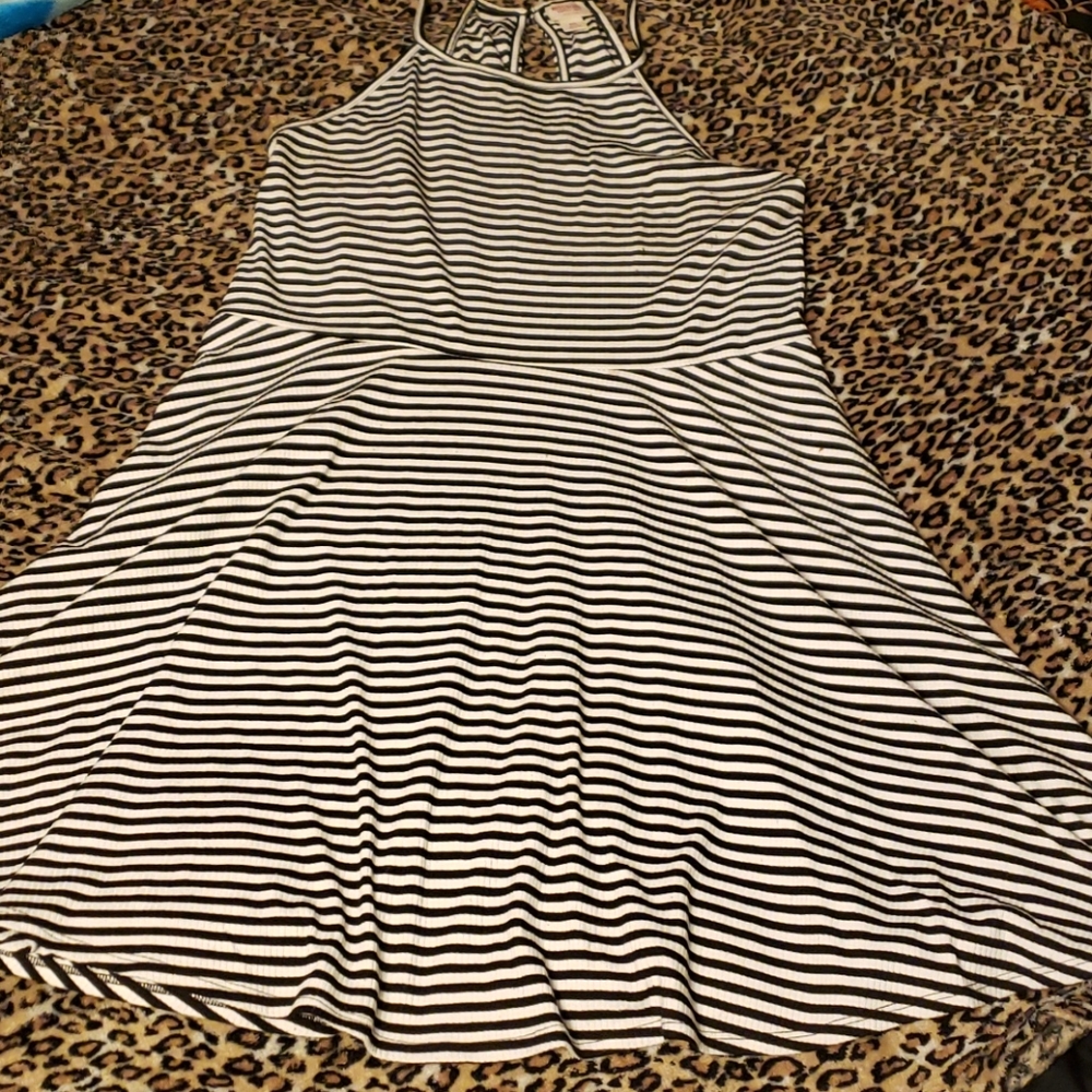 Massimo supply co. Black and white summer dress